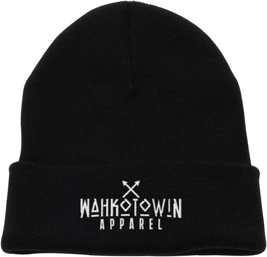 Wahkotowin Apparel Embroidered Beanie (Black)