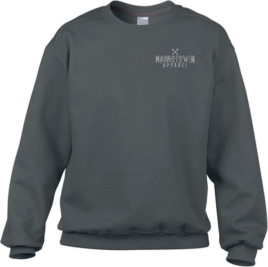 Wahkotowin Apparel Embroidered Crew Neck (Grey)